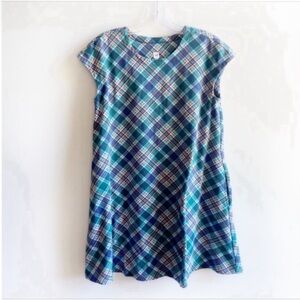 Anthropologie Uncle Frank plaid swing mini dress